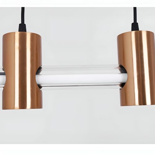 Ruti Minimalistic Stylish Gold Copper Chandelier Details