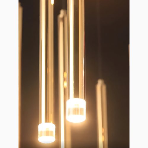 Saint Andre de la Roche Minimalistic Simple Led Pendant Chandelier Small Details