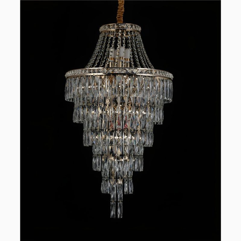 Stunning Crystal Stairway Chandelier