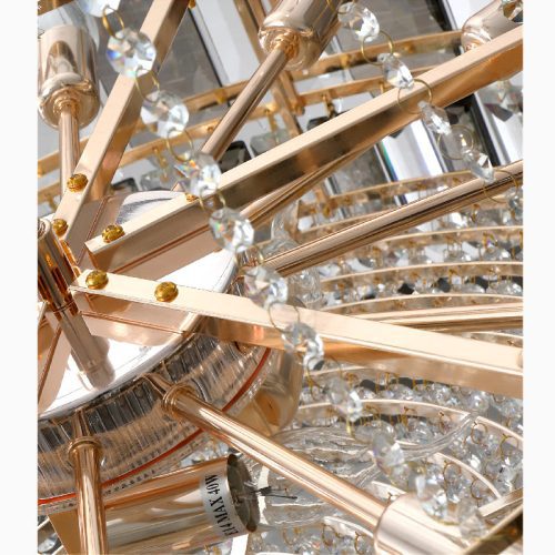 Voltri Post modern Grand Luxury Crystal Chandelier in Details