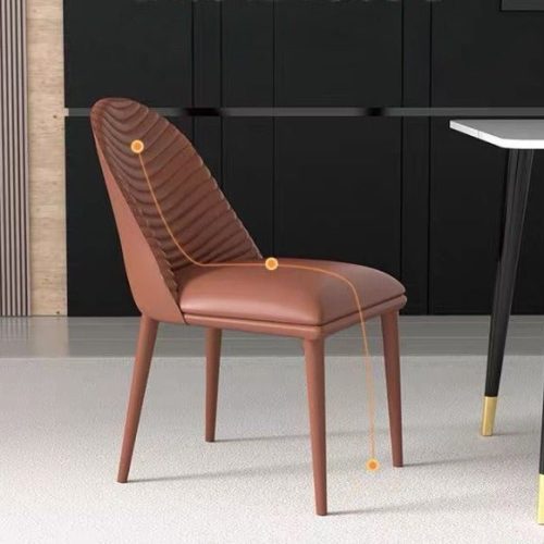 mainimage1Nordic Dining Chair Backrest Modern Minimalist Home Leisure Fashion Restaurant Hotel Coffee Parking Chair Light Luxury cleanup cleanup 586216