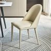 Nordic Design Leisure Backrest Dining Chair Beige